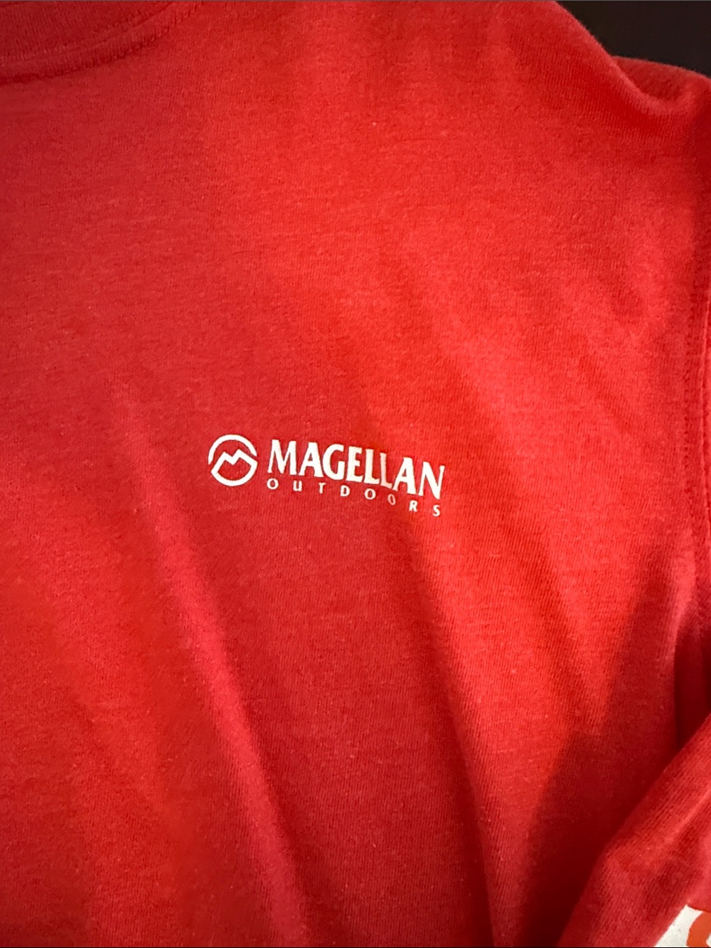 Magellan Outdoors Red Crewneck with White Logo